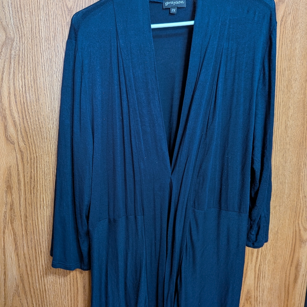 Navy Long Sleeve Cardigan